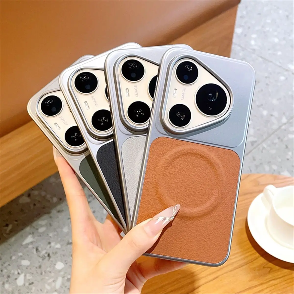 Case For Huawei Pura 90 Pro Max Magnetic Ring Lychee Grain Frosted Hard Skin-feel Shockproof Phone Cover
Case For Huawei Pura 90 Pro Max Magnetic Ring Lychee Grain Frosted Hard Skin-feel Shockproof Phone Cover