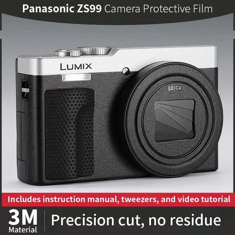 Для кожи Panasonic ZS99, наклейка для камеры LUMIX ZS99, устойчивая к царапинам защитная пленка, полная защита покрытия
Для кожи Panasonic ZS99, наклейка для камеры LUMIX ZS99, устойчивая к царапинам защитная пленка, полная защита покрытия