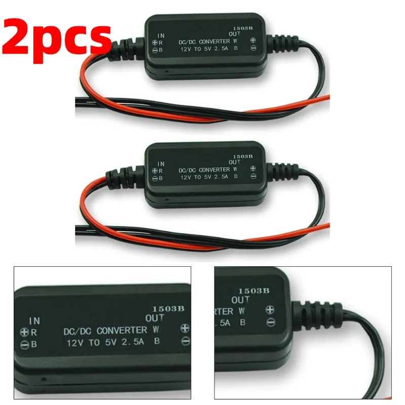 2pcs DC Voltage Reducer Converter 12V To 5V 2.5A Regulator DC-DC Step Down Module Accessories For Automotive/Marine/cars
2pcs DC Voltage Reducer Converter 12V To 5V 2.5A Regulator DC-DC Step Down Module Accessories For Automotive/Marine/cars