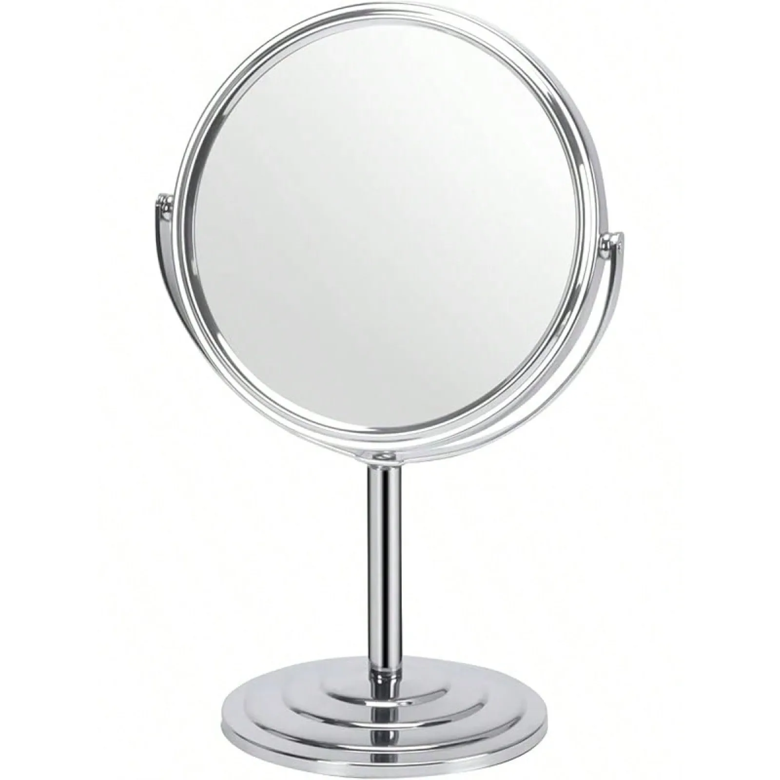 7 Inch Standing Double-Sided Mirror, 1X/3X Magnification, Silver for Home & Travel
7 Inch Standing Double-Sided Mirror, 1X/3X Magnification, Silver for Home & Travel