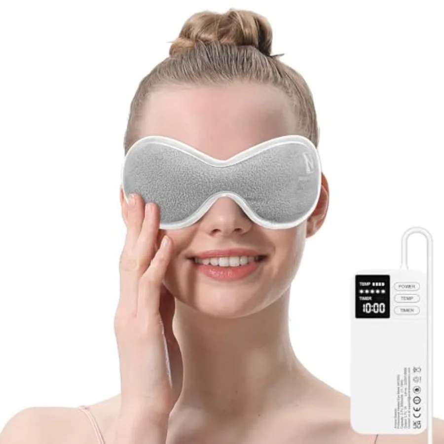 Vibrating Heated Eye Mask for Dry Eyes 3000mAh Cordless Warm Eye Compress for Stye Rechargeable Electric Eye Heating Pad for MG
Vibrating Heated Eye Mask for Dry Eyes 3000mAh Cordless Warm Eye Compress for Stye Rechargeable Electric Eye Heating Pad for MG
