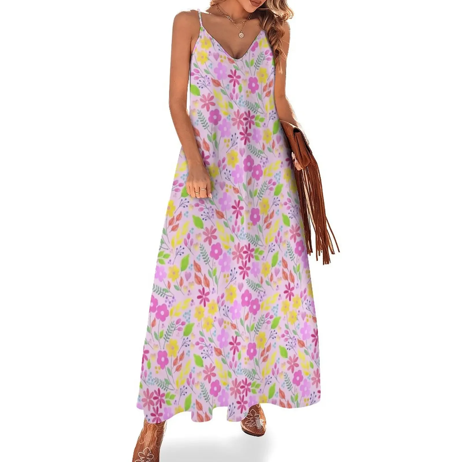 Bright and Happy hand painted water colour florals Sleeveless Dress Evening gown Dress woman dresses ladies 2024 summer
Bright and Happy hand painted water colour florals Sleeveless Dress Evening gown Dress woman dresses ladies 2024 summer