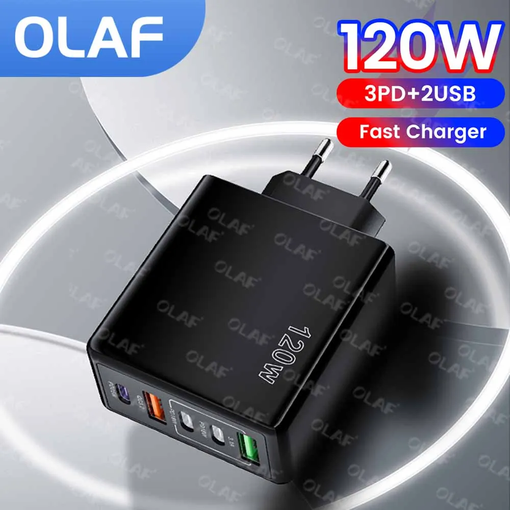 120W Fast Charger Type C USB C PD Wall Charger Quick Charge 3.0 USB Charger Adapter For iPhone 16 15 Pro Samsung Xiaomi Oneplus
120W Fast Charger Type C USB C PD Wall Charger Quick Charge 3.0 USB Charger Adapter For iPhone 16 15 Pro Samsung Xiaomi Oneplus
