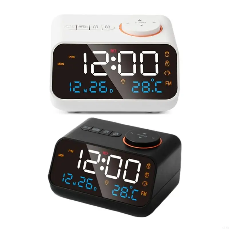 Digital Alarm Clock Bedside Clocks with FM Radio and Voice Control Activation C5AD
Digital Alarm Clock Bedside Clocks with FM Radio and Voice Control Activation C5AD