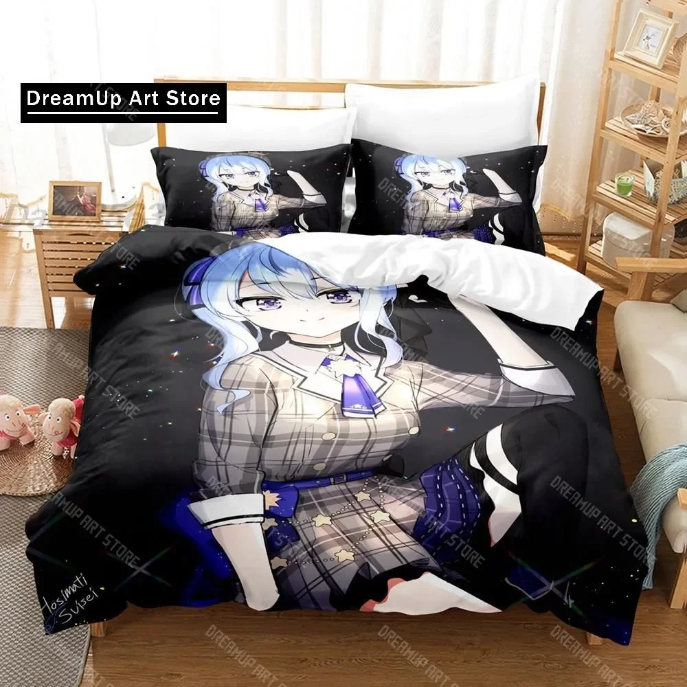 Hoshimachi Suisei Комплект постельного белья Single Twin Full Queen King Size Комплект постельного белья для взрослых и детей Комплекты пододеяльников для спальни 3D Комплект простыней в стиле аниме
Hoshimachi Suisei Комплект постельного белья Single Twin Full Queen King Size Комплект постельного белья для взрослых и детей Комплекты пододеяльников для спальни 3D Комплект простыней в стиле аниме