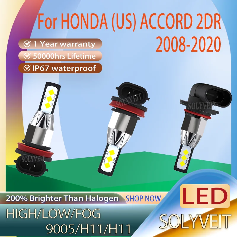 High Lumen Energy Efficient 9005 H11 H11 LED Headlight foglight For HONDA (US) ACCORD 2DR 2008 2009 2010 2011 2012 2013-2020
High Lumen Energy Efficient 9005 H11 H11 LED Headlight foglight For HONDA (US) ACCORD 2DR 2008 2009 2010 2011 2012 2013-2020