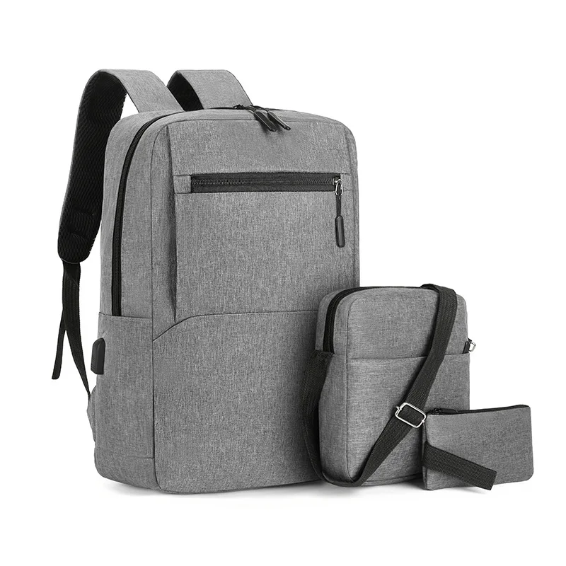 business 3pcs/set men's casual simple and elegant backpack schoolbag computer laptop bag
business 3pcs/set men's casual simple and elegant backpack schoolbag computer laptop bag