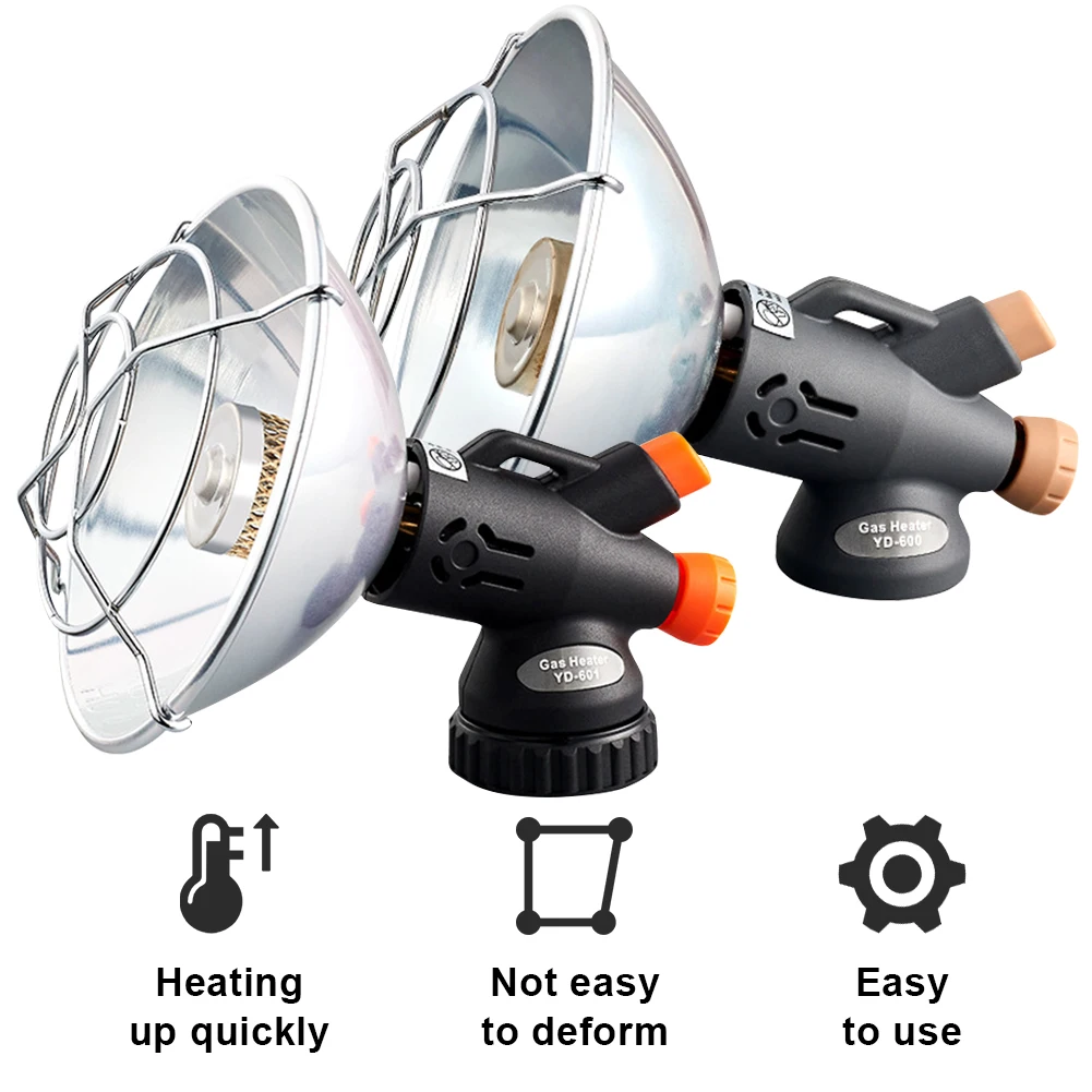 Portable propane heater with protective mesh, mini camping heater (gas tank not included), suitable for outdoor camping
Portable propane heater with protective mesh, mini camping heater (gas tank not included), suitable for outdoor camping