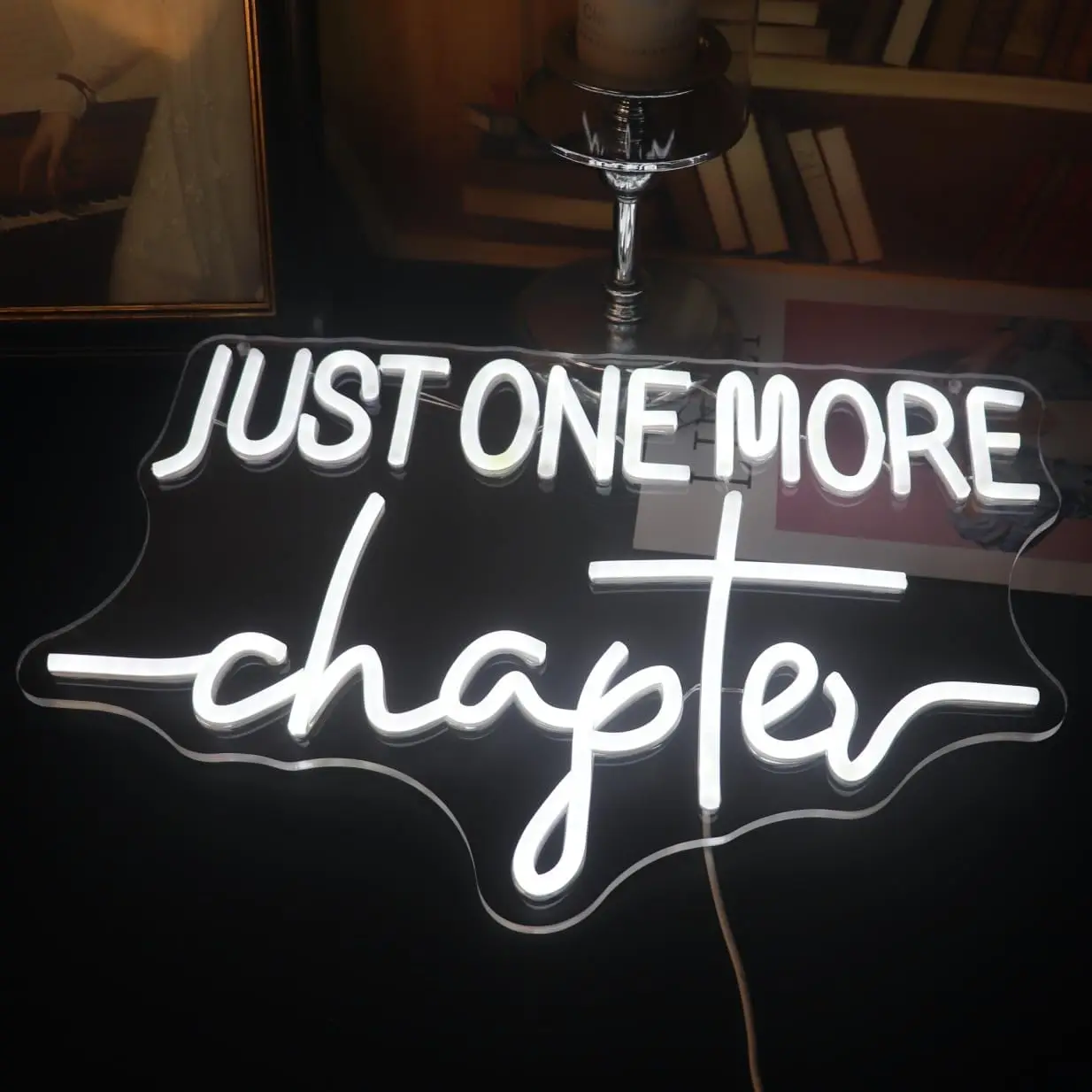 Just One More Chapter Neon Sign USB Powered ED Light for Book Store Reader Club Bar Bedroom Decoration Gifts Kid Room Decor
Just One More Chapter Neon Sign USB Powered ED Light for Book Store Reader Club Bar Bedroom Decoration Gifts Kid Room Decor