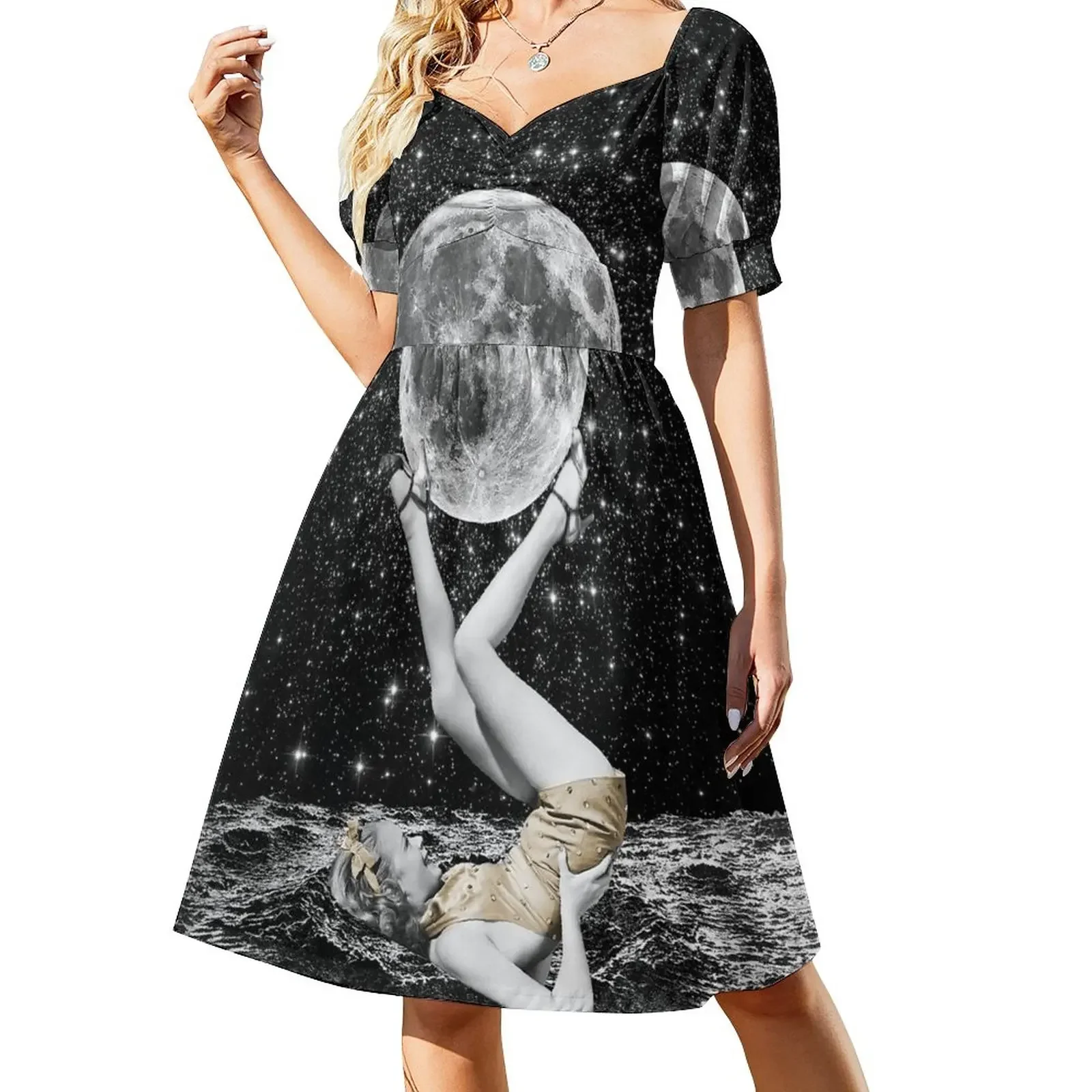 Out of Place Short-Sleeved Dress dress party night Prom gown evening dress women women evening
Out of Place Short-Sleeved Dress dress party night Prom gown evening dress women women evening