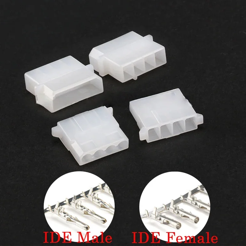 10PCS ATX / EPS Molex 5.08 mm 4 Pin Male / Female Power Connector Housing + Terminals for Computer ATX EPS Power
10PCS ATX / EPS Molex 5.08 mm 4 Pin Male / Female Power Connector Housing + Terminals for Computer ATX EPS Power