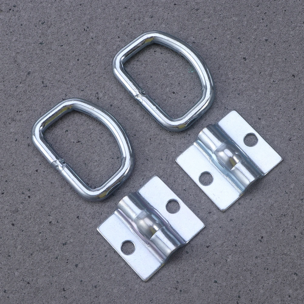 2pcs Lashing Rings Fixing Hole D-ring for Truck Cargo D-Rings Pickup Trailer Floor Mount Heavy Duty Cargo Tie Down Anchors
2pcs Lashing Rings Fixing Hole D-ring for Truck Cargo D-Rings Pickup Trailer Floor Mount Heavy Duty Cargo Tie Down Anchors