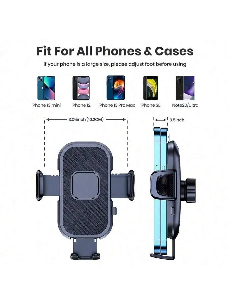 Universal Car Phone Holder Mount For Dashboard Vent Hands-Free Compatible With All Smartphones
Universal Car Phone Holder Mount For Dashboard Vent Hands-Free Compatible With All Smartphones
