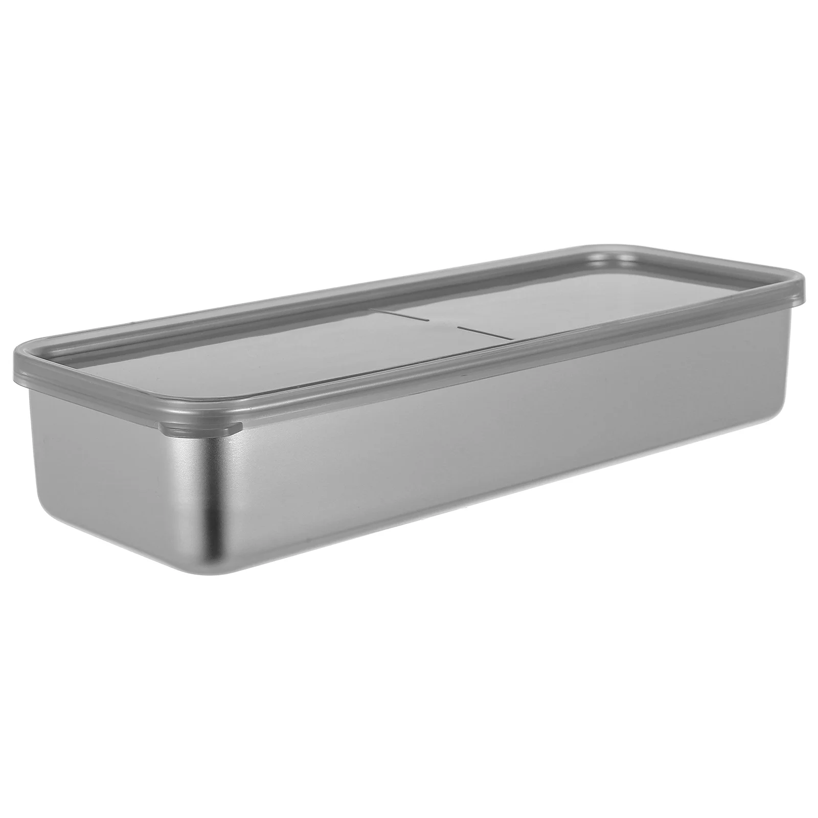 304 Stainless Steel Food Container Large Capacity Bacon Storage Box 27x10x5cm Fridge Produce Saver Meat Organizer Fruit Box
304 Stainless Steel Food Container Large Capacity Bacon Storage Box 27x10x5cm Fridge Produce Saver Meat Organizer Fruit Box