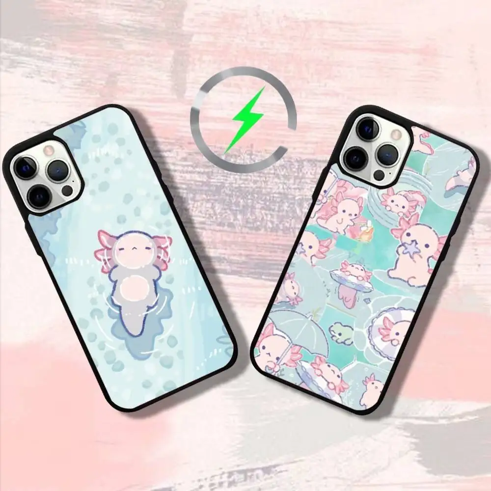 Cartoon Axolotl Phone Case For iPhone 16,15,14,13,12,11,Pro,Max,Plus,Mini,SE4,E Magnetic Magsafe Wireless Charging
Cartoon Axolotl Phone Case For iPhone 16,15,14,13,12,11,Pro,Max,Plus,Mini,SE4,E Magnetic Magsafe Wireless Charging
