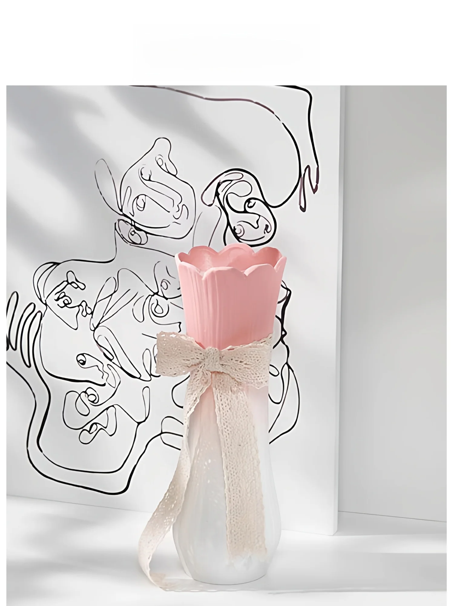 Nordic Sle Cerc Flower Vase Sweet Heart Living Room adient Pink Flower Pot Dried Flower Decorations Home Decoration
Nordic Sle Cerc Flower Vase Sweet Heart Living Room adient Pink Flower Pot Dried Flower Decorations Home Decoration