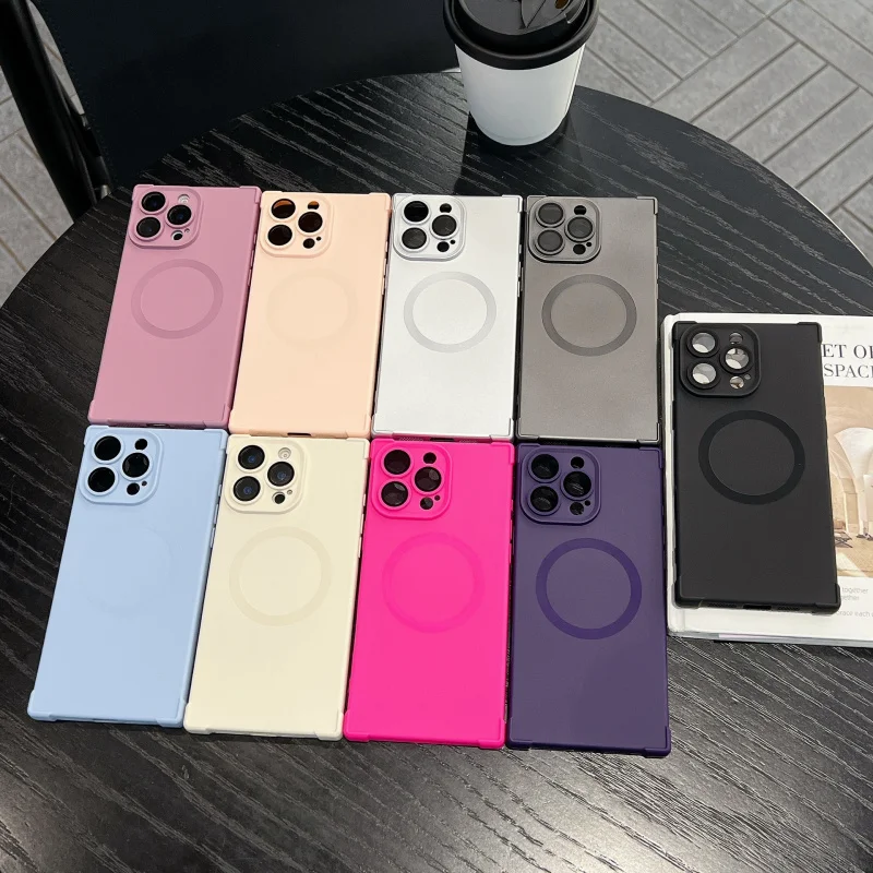 Suitable for iPhone 16 pro max magnetic phone case Apple 15 pro max four corner anti drop TPU with lens film protective cover
Suitable for iPhone 16 pro max magnetic phone case Apple 15 pro max four corner anti drop TPU with lens film protective cover