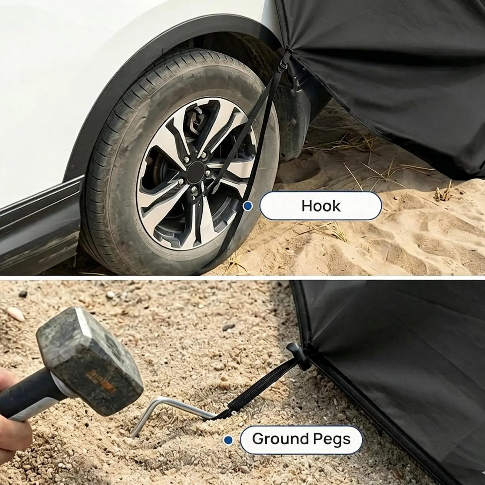 Tailgate Tent For SUV Car Trunk Privacy Canopy Camping Tailgate Privacy Tent For Trailer Van Automotive Hatchback RV Picnic
Tailgate Tent For SUV Car Trunk Privacy Canopy Camping Tailgate Privacy Tent For Trailer Van Automotive Hatchback RV Picnic
