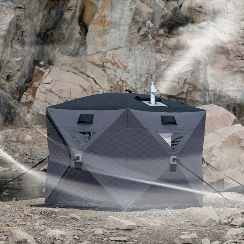 Star Hub Tent Portable Pop Up Ice Fishing Angler Thermal Hub Shelter Tent Sauna Tent for Winter
Star Hub Tent Portable Pop Up Ice Fishing Angler Thermal Hub Shelter Tent Sauna Tent for Winter