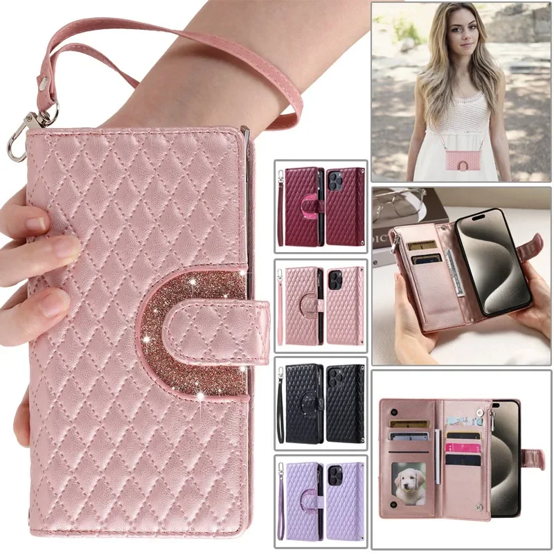 Flip Leather Phone Case for IPhone 16 11 12 13 14 15 Pro Max X XS XR SE 2022 8 7 Long Lanyard Zipper Wallet Card Cover Coque
Flip Leather Phone Case for IPhone 16 11 12 13 14 15 Pro Max X XS XR SE 2022 8 7 Long Lanyard Zipper Wallet Card Cover Coque