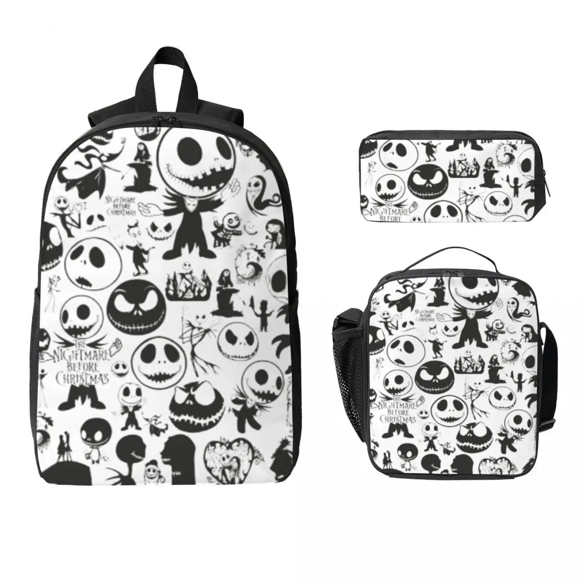 Nightmare Before Christmas Backpack Boys Girls BookBag School Bag Computer Shoulder Bags 3ps Insulated Lunch Bag Pencil Case 
Nightmare Before Christmas Backpack Boys Girls BookBag School Bag Computer Shoulder Bags 3ps Insulated Lunch Bag Pencil Case