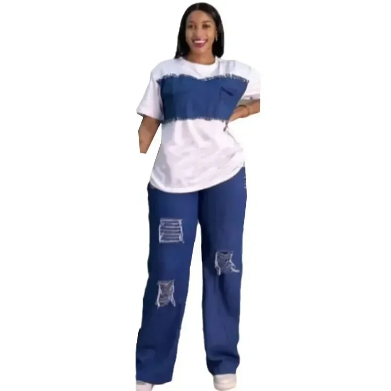 Женские комплекты из 2 предметов Dashiki, Новое поступление, джинсовые одинаковые комплекты, комплекты из двух предметов, топ и джинсы, брюки, костюмы, одежда
Женские комплекты из 2 предметов Dashiki, Новое поступление, джинсовые одинаковые комплекты, комплекты из двух предметов, топ и джинсы, брюки, костюмы, одежда