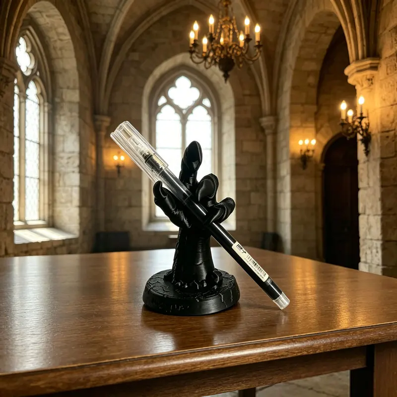 Desktop Decor Creative Mythical Sculpture Pen Stand Dragon Claw Pen Holder 3D Printed Gothic Desk Organizer Fantasy
Desktop Decor Creative Mythical Sculpture Pen Stand Dragon Claw Pen Holder 3D Printed Gothic Desk Organizer Fantasy