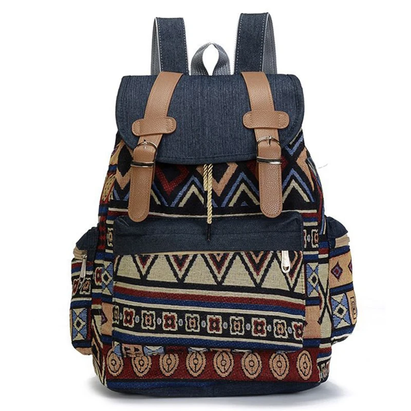 High Quality Ladies Canvas Retro Backpack Ethnic Backpack Bohemian Backpack School Bag
High Quality Ladies Canvas Retro Backpack Ethnic Backpack Bohemian Backpack School Bag