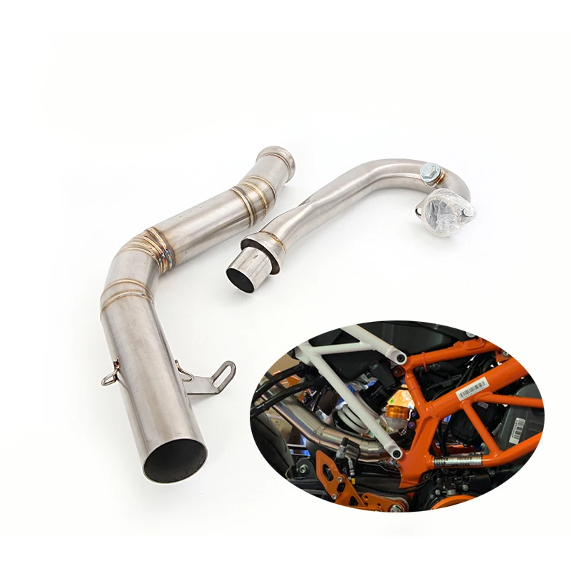 Motorcycle Exhaust System Middle Connect Link Pipe Stainless Steel Modified For Duke 125 200 250 390 2017-2020
Motorcycle Exhaust System Middle Connect Link Pipe Stainless Steel Modified For Duke 125 200 250 390 2017-2020