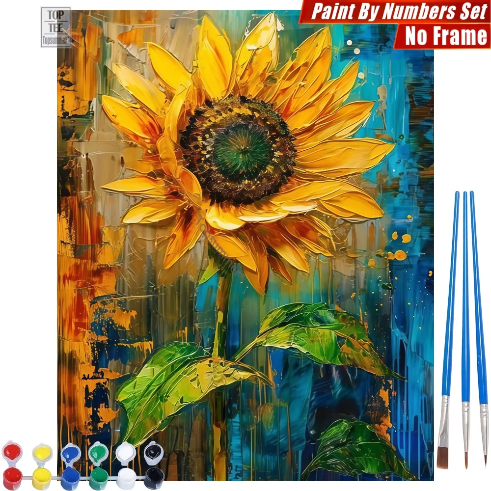 Sunflower Abstract Bright DIY Digital Oil Paint Set - Sunflower Abstract Background Room Decor New Year's Day Gift For Colleague
Sunflower Abstract Bright DIY Digital Oil Paint Set - Sunflower Abstract Background Room Decor New Year's Day Gift For Colleague