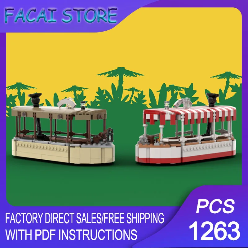 Warship Moc Building Bricks Modular Jungle Cruise boat V2 bundle Model Technology Blocks Christmas DIY Toy Construction Gifts
Warship Moc Building Bricks Modular Jungle Cruise boat V2 bundle Model Technology Blocks Christmas DIY Toy Construction Gifts