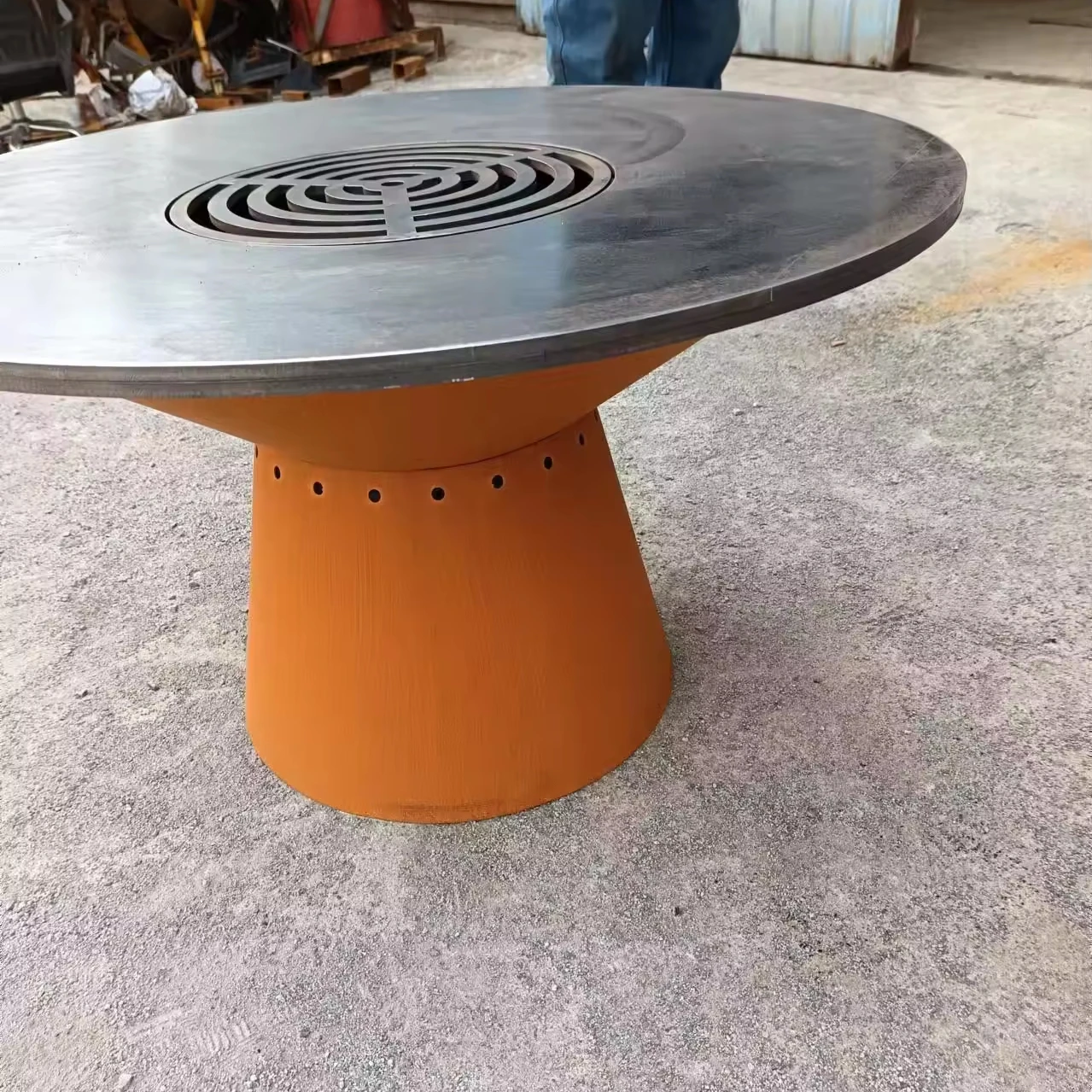 Restaurants Charcoal BBQ Outdoor Cooking Steel Fire Table Barbecue Grill
Restaurants Charcoal BBQ Outdoor Cooking Steel Fire Table Barbecue Grill