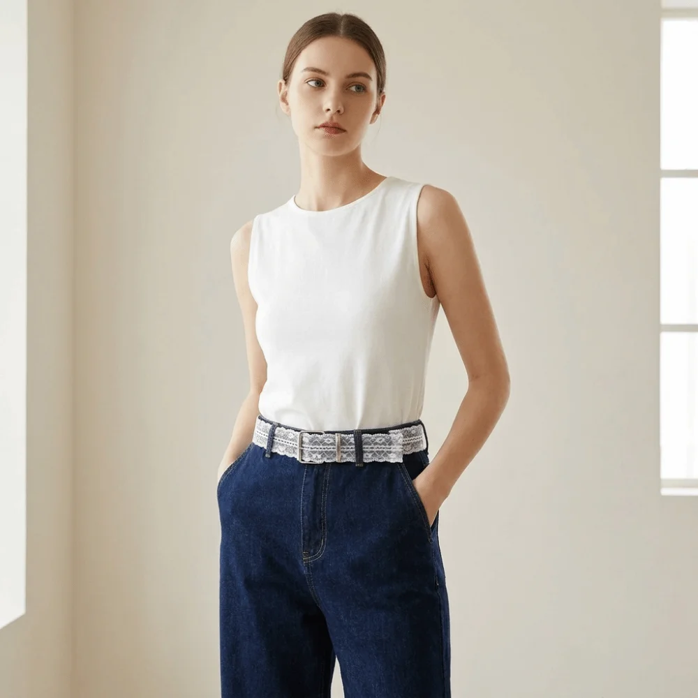 Sweet Floral Lace Waistband Adjustable Korean Style Waist Belt All-match Y2K Dress Jeans Belt Spicy Girls
Sweet Floral Lace Waistband Adjustable Korean Style Waist Belt All-match Y2K Dress Jeans Belt Spicy Girls