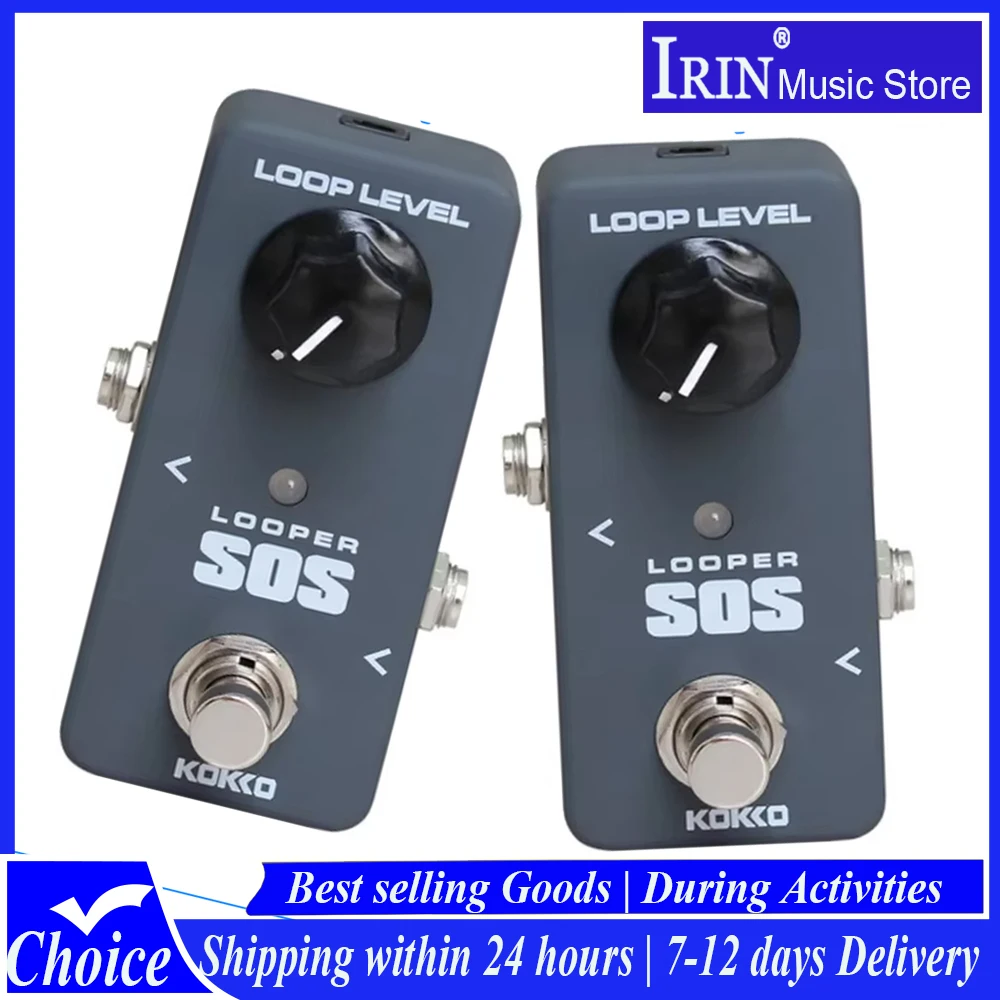 KOKKO FLP-2 Looper Guitar Pedal Recording Monolithic SOS Looper Electric Guitar Effects Pedal True Bypass Guitar Accessory
KOKKO FLP-2 Looper Guitar Pedal Recording Monolithic SOS Looper Electric Guitar Effects Pedal True Bypass Guitar Accessory