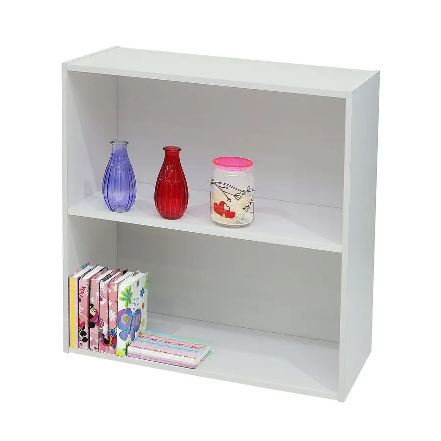 Tier Open Shelf Bookcase Storage Organizer, White Wood, Contemporary.
Tier Open Shelf Bookcase Storage Organizer, White Wood, Contemporary.
