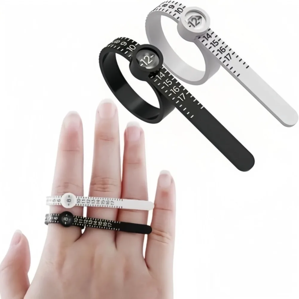 Adjustable Ring Size Measuring Tool with Magnifying Glass for Jewelry Size Measurement Ring Size Measuring Instrument Tools
Adjustable Ring Size Measuring Tool with Magnifying Glass for Jewelry Size Measurement Ring Size Measuring Instrument Tools