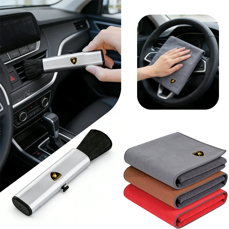 Sticker Car Washing Set Microfiber Suede Cleaning Towel Retractable Wash Brush For Lamborghini Urus Huracan Aventador Premium
Sticker Car Washing Set Microfiber Suede Cleaning Towel Retractable Wash Brush For Lamborghini Urus Huracan Aventador Premium