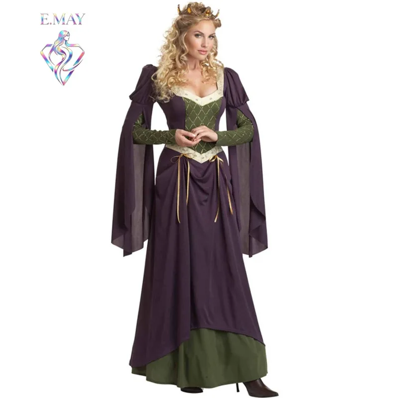 Queen Costume Long Dress Medieval Court Dance Party Performance Women's Style Halloween Festival Stage Performance Clothes
Queen Costume Long Dress Medieval Court Dance Party Performance Women's Style Halloween Festival Stage Performance Clothes