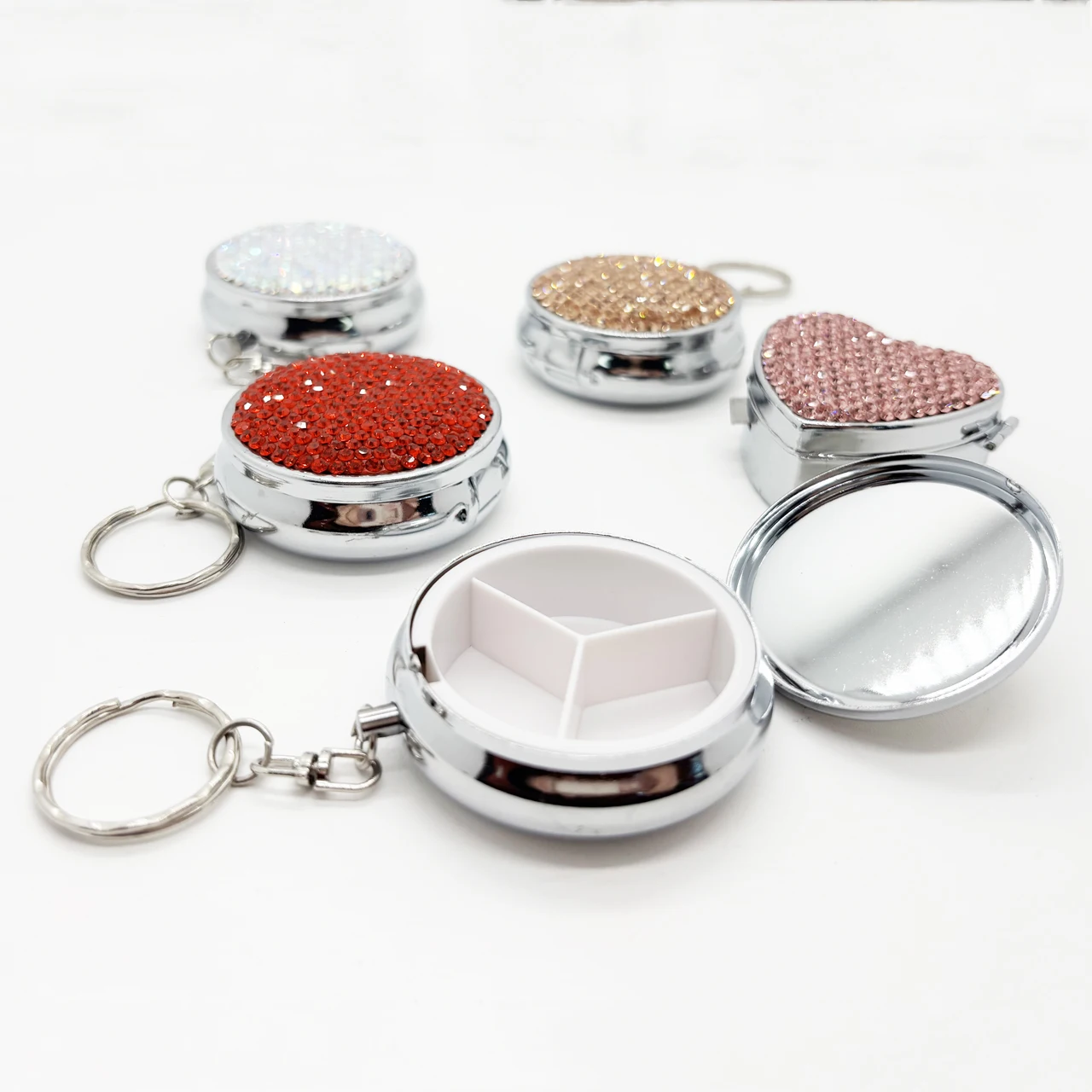 Sparkling Pills Box with Long Lifespan High-quality Pill Container Waterproof Pill Case Durable Pill Organizer for Travel
Sparkling Pills Box with Long Lifespan High-quality Pill Container Waterproof Pill Case Durable Pill Organizer for Travel