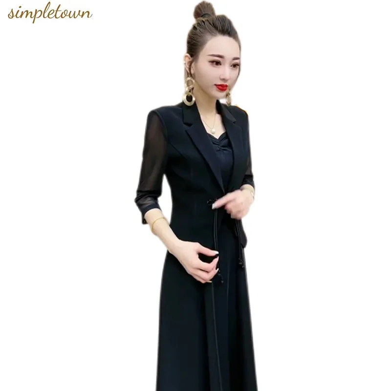 Fashion Suit Set Skirt 2023 Spring/Summer New Temperament Suit Slim Coat+Strap Skirt Women's Two Piece Set
Fashion Suit Set Skirt 2023 Spring/Summer New Temperament Suit Slim Coat+Strap Skirt Women's Two Piece Set