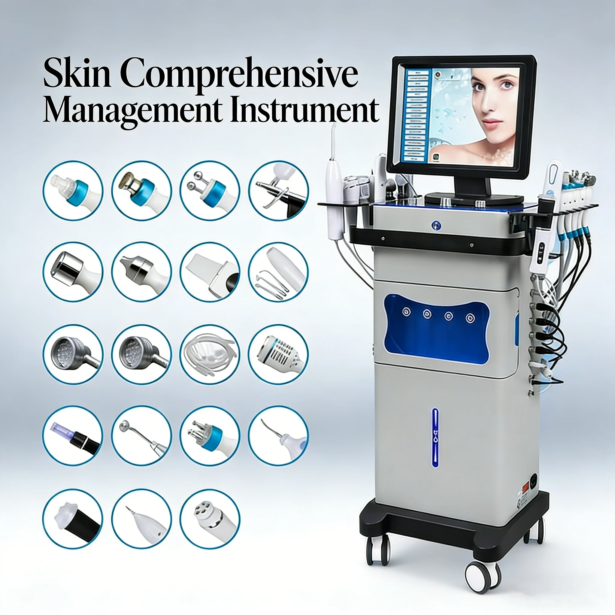 Haifeixiu Skin Management Comprehensive Device Beauty Salon uses to clean the skin, inject oxygen, and hydrate
Haifeixiu Skin Management Comprehensive Device Beauty Salon uses to clean the skin, inject oxygen, and hydrate