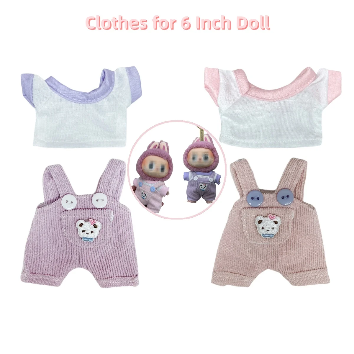 1pc Cartoon Plush Doll Clothes Accessories, 15cm Silicone Doll Clothes, The Doll, Excluded Hand Wash, Suitable For 15CM Doll
1pc Cartoon Plush Doll Clothes Accessories, 15cm Silicone Doll Clothes, The Doll, Excluded Hand Wash, Suitable For 15CM Doll