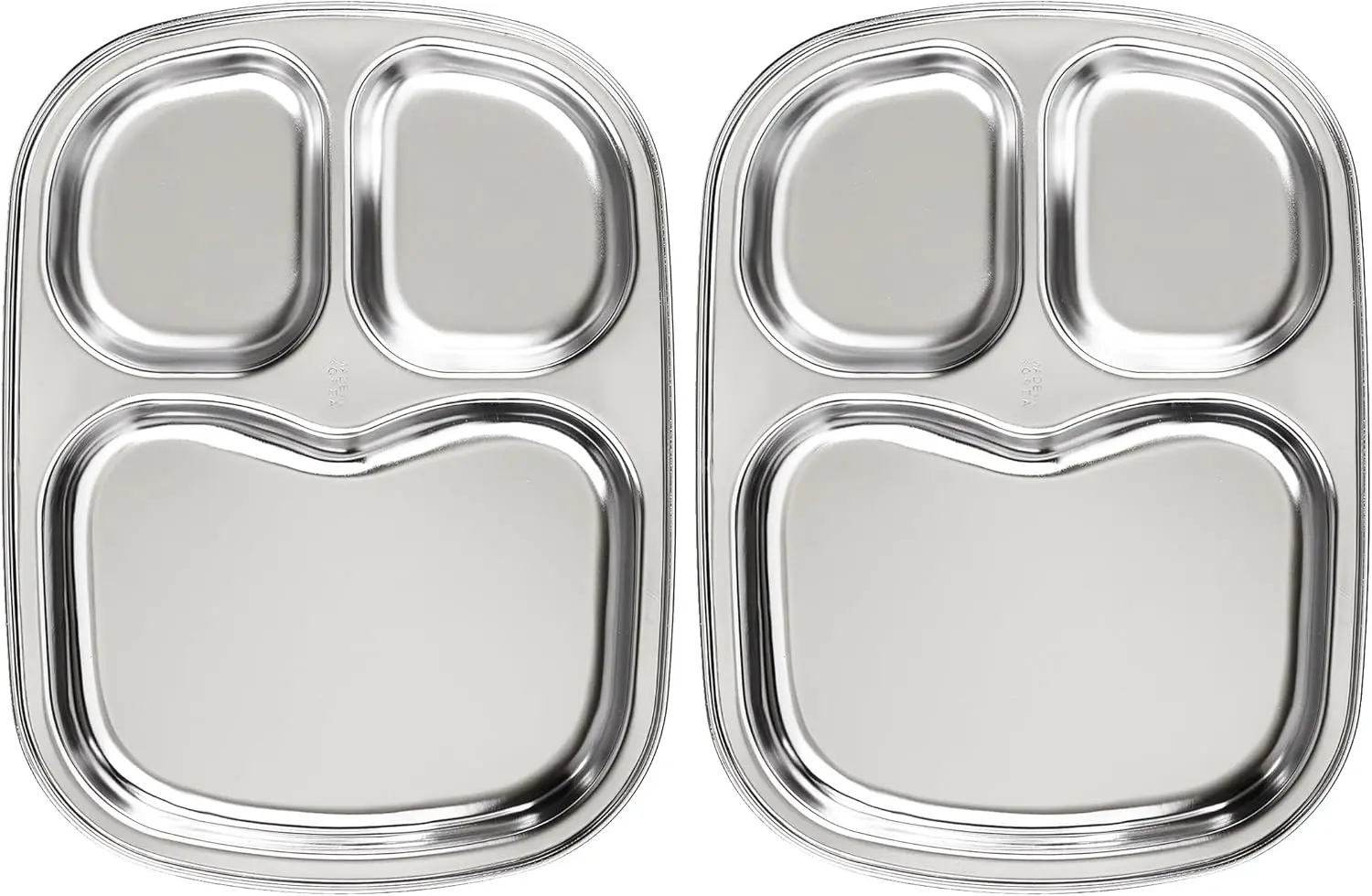 Stainless Steel Divided Plate for Toddlers, 3-Compartment Food Tray for Balanced Meals, Camping, Set of 2
Stainless Steel Divided Plate for Toddlers, 3-Compartment Food Tray for Balanced Meals, Camping, Set of 2