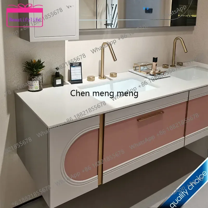 YL Light luxury rock slab seamless basin double basin bathroom cabinet combination solid wood bathroom washbasin sink F185
YL Light luxury rock slab seamless basin double basin bathroom cabinet combination solid wood bathroom washbasin sink F185