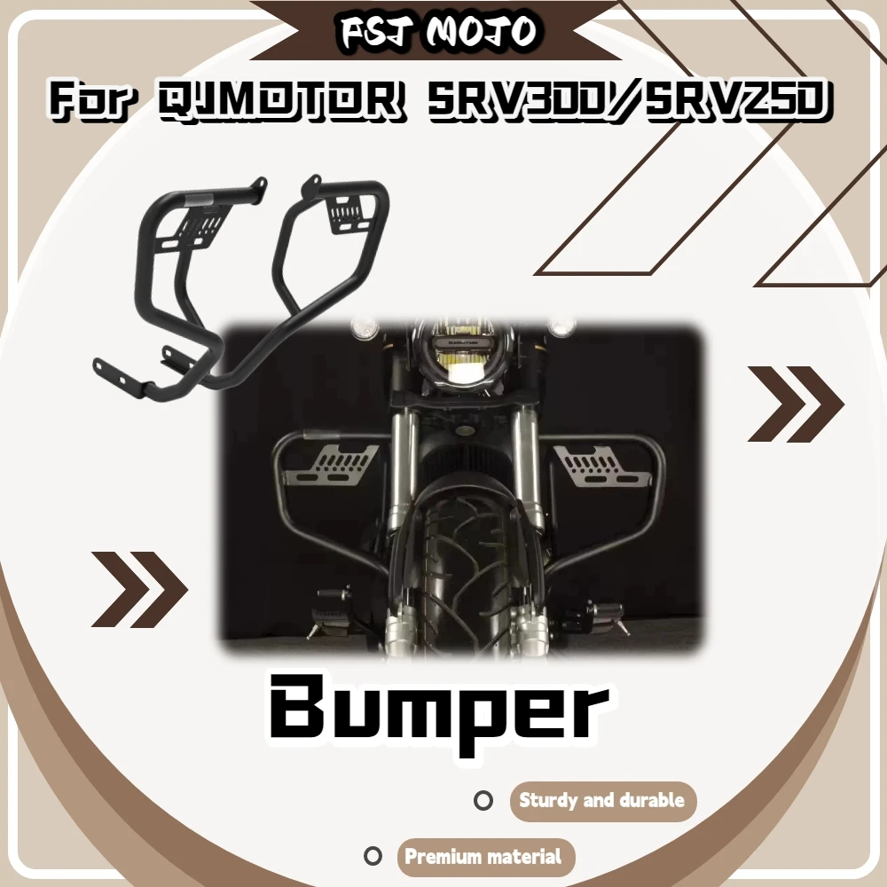 For QJMOTOR SRV300 AMT SRV250V Crash Bar, Automatic Gear Frame Bumper Anti-Fall Slider Moto Mod Parts
For QJMOTOR SRV300 AMT SRV250V Crash Bar, Automatic Gear Frame Bumper Anti-Fall Slider Moto Mod Parts