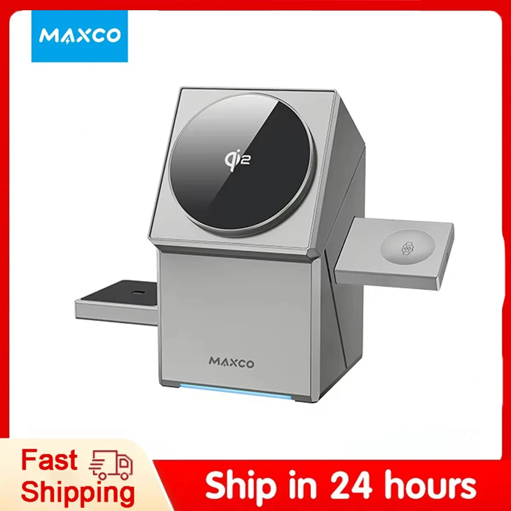 Qi2 3 in 1 Wireless Charger with Auto-Rotating Magic Cube Dock for IPhone 16/15/14 Pro Max, AirPods and IWatch Fast Charging
Qi2 3 in 1 Wireless Charger with Auto-Rotating Magic Cube Dock for IPhone 16/15/14 Pro Max, AirPods and IWatch Fast Charging