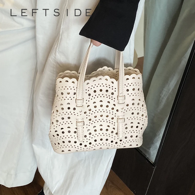 LEFTSIDE 2025 Summer New Small PU Leather Hollow out Handbags and Purses Women's Party Crossbody Bag Fashion Shoulder Bags
LEFTSIDE 2025 Summer New Small PU Leather Hollow out Handbags and Purses Women's Party Crossbody Bag Fashion Shoulder Bags