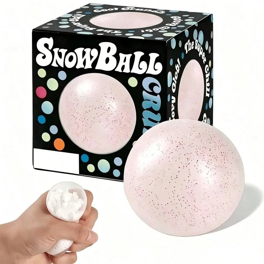 1pc 2026 New Style - Snowflake Speckle Decompression Squeeze Toy - Stretchable Slow Rebound Feel - Pink Snowball Shape - Gift Box Set - Spring Desktop Centerpiece - Shelf Decoration Arrangement - Year-Round Display Collectible
1pc 2026 New Style - Snowflake Speckle Decompression Squeeze Toy - Stretchable Slow Rebound Feel - Pink Snowball Shape - Gift Box Set - Spring Desktop Centerpiece - Shelf Decoration Arrangement - Year-Round Display Collectible