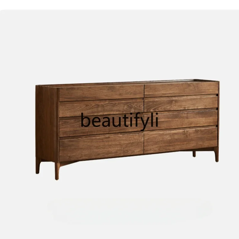 Q North American black walnut eight-bucket cabinet, bedroom storage cabinet against the wall,living room storage partition cabin
Q North American black walnut eight-bucket cabinet, bedroom storage cabinet against the wall,living room storage partition cabin