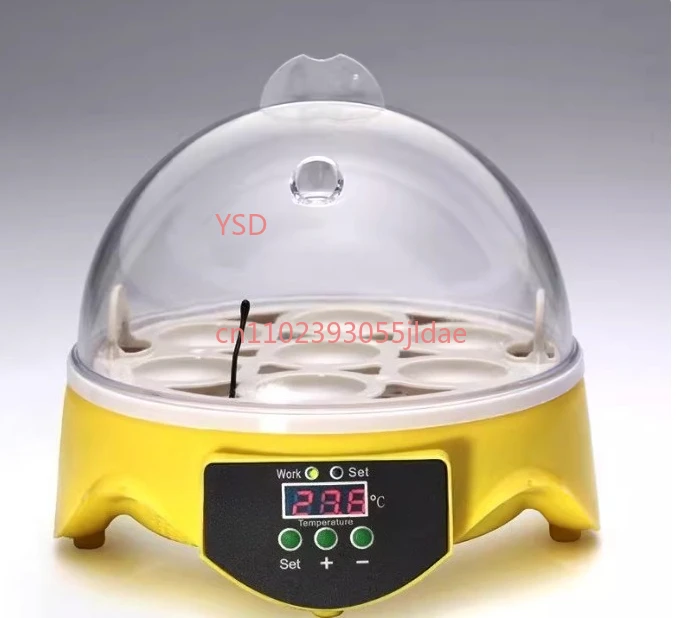 Household Intelligent Chick Hatcher Portable Automatic Incubator 7 Eggs Capacity Hatching Machine
Household Intelligent Chick Hatcher Portable Automatic Incubator 7 Eggs Capacity Hatching Machine
